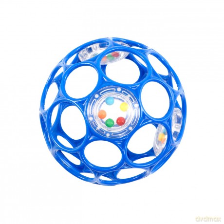 Oball - Rattle 10 cm - Blue