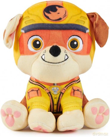Paw Patrol - Jungle Basic Plush 20 cm - Rubble