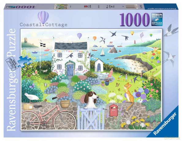 RAVENSBURGER Puzzle Coastal Cottage 1000p [PUZZLE]