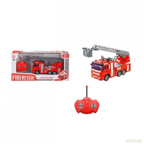 Remote Controlled 1:28 Firetruck w. Lights