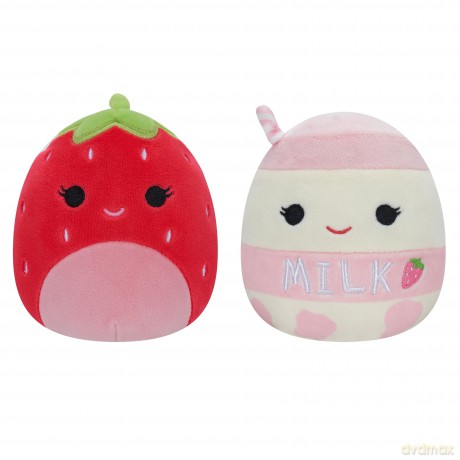 Squishmallows - Flip A Mallow 13 cm P15 - Scarlet the Strawberry/Amelie the Milkshake