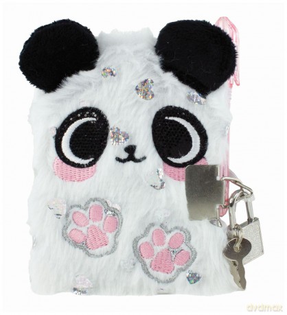 Tinka - Mini Plush Diary - Panda