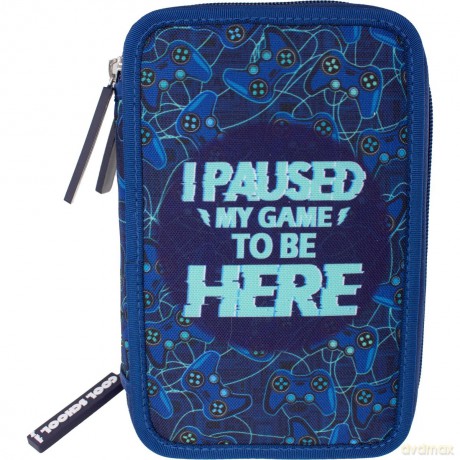 Tinka - Triple Pencil Case - Gaming