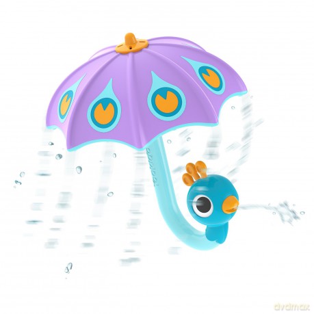 Yookidoo - Fill 'N' Rain Peacock Umbrella - Purple