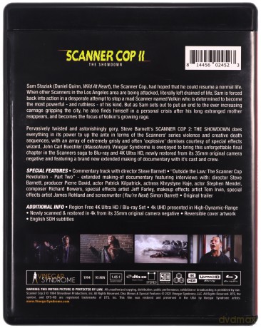 Scanner Cop II (Scanner Cop 2: Rewanż) [Blu-Ray 4K]+[Blu-Ray]