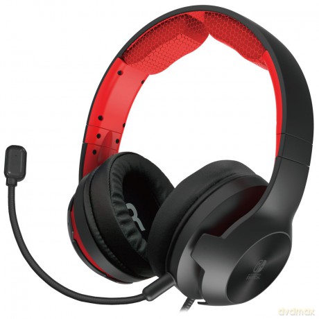 Hori Gaming Headset Black Red Switch OLED