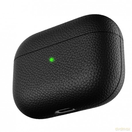 KeyBudz - PodSkinz Artisan Series Leather Case - Handcrafted Leather Case for your Airpods Pro (Color: Black)