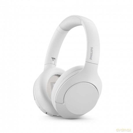 Philips Audio - TAH8506BK ANC Over Ear Bluetooth Headphones - White