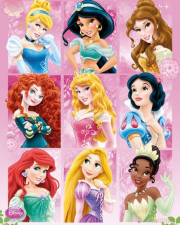 Księżniczki Princess Grid [PLAKAT]