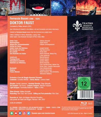 Ferruccio Busoni (1866-1924): Doktor Faust [Blu-Ray]