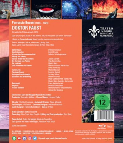 Ferruccio Busoni (1866-1924): Doktor Faust [Blu-Ray]