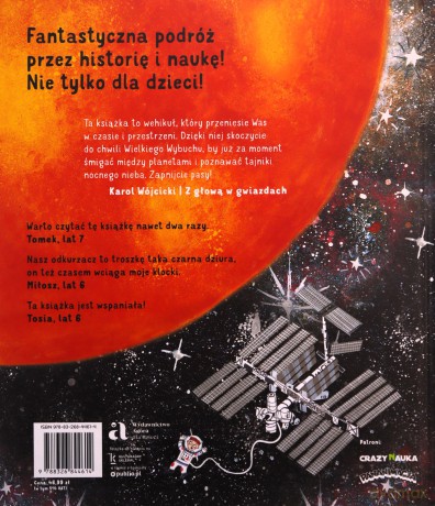 Historia kosmosu. Moja pierwsza książka o wszechświecie - Catherine Barr, Steve Williams [KSIĄŻKA]