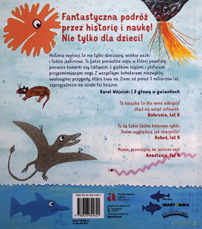 Historia życia. Moja pierwsza książka o ewolucji - Catherine Barr, Steve Williams [KSIĄŻKA]