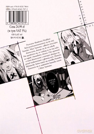 Kakegurui Twin (Tom 1) - Homura Kawamoto, Kei Saiki [KOMIKS]