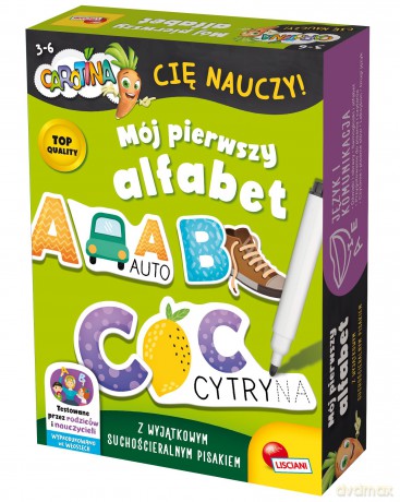 Lisciani Carotina cię nauczy! Mój pierwszy alfabet 304-PL102341