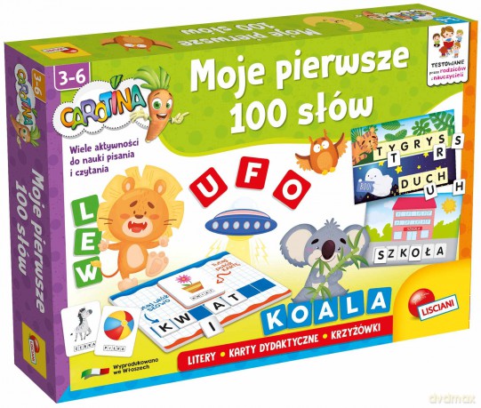 Lisciani Carotina Moje pierwsze 100 słów 304-PL100453