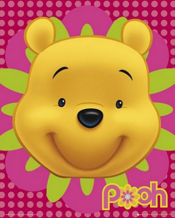 Kubuś Puchatek (uśmiech) [PLAKAT]