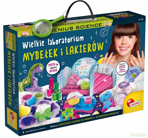 Lisciani I"m a Genius Wielkie laboratorium mydełek i lakierów 304-PL103133