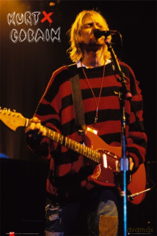 Kurt Cobain (singing) [PLAKAT]