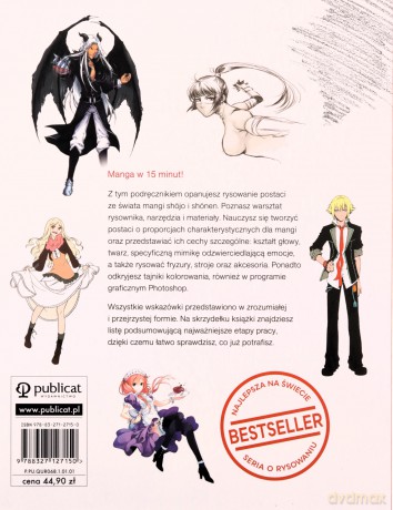 Sztuka rysowania. Manga.15-minutowe ćwiczenia [KSIĄŻKA]