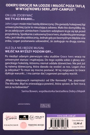 The mistake. Błąd. Kennedy - Elle Kennedy [KSIĄŻKA]