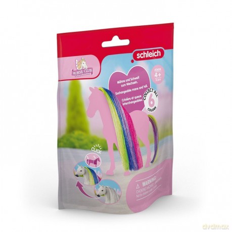 Włosy dla koni z linii Beauty Horses tęczowe SLH42654 [FIGURKA]