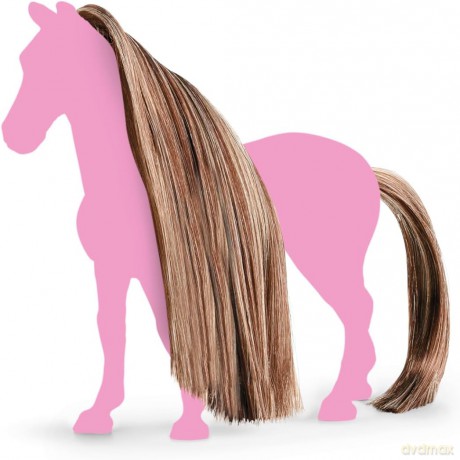 Włosy dla koni z linii Beauty Horses złoty brąz [FIGURKA]