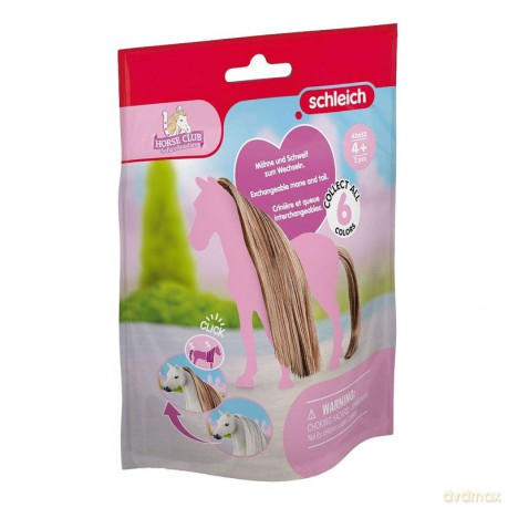 Włosy dla koni z linii Beauty Horses złoty brąz [FIGURKA]