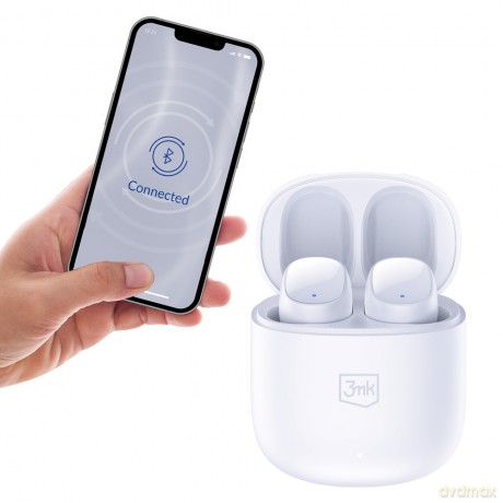 Słuchawki bezprzewodowe 3mk FlowBuds białe