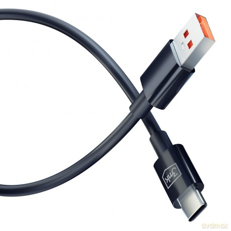 Kabel USB 3mk Hyper Cable A to C 1.2m 5A Black