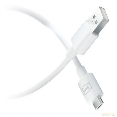 Kabel USB 3mk Hyper Cable A to Micro 1.2m 5V 2,4A White
