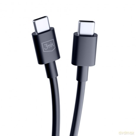 Kabel 3mk Hyper Cable C to C 100W 1.2m Black