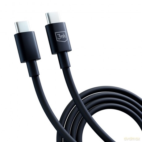Kabel 3mk Hyper Cable C to C 100W 1.2m Black
