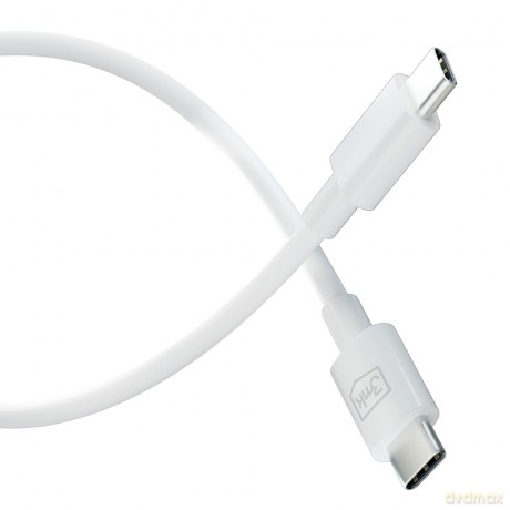 Kabel USB 3mk Hyper Cable C to C 100W 1.2m White