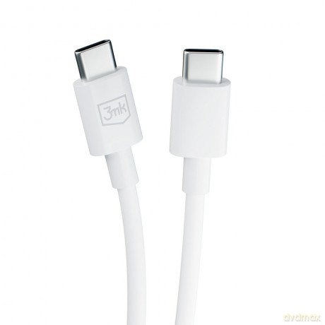Kabel USB 3mk Hyper Cable C to C 100W 1.2m White