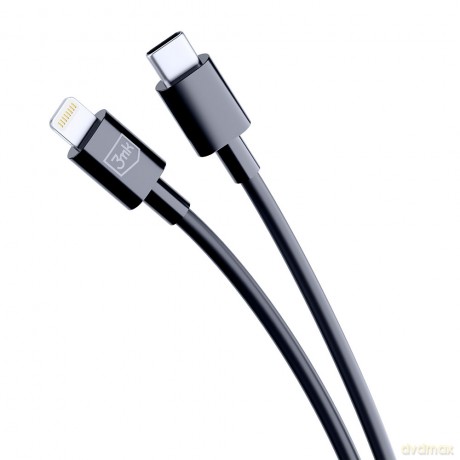 Kabel USB typ C - 3mk Hyper Cable C to Lightning 20W 1.2m Black