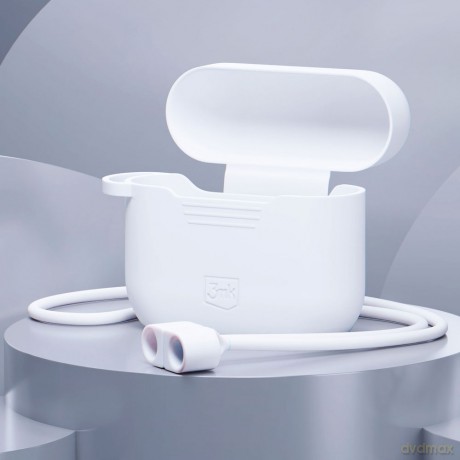 Etui Silikonowe do AirPods Pro 3mk - AirPods Pro białe