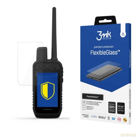 Szkło Hybrydowe do Garmin Alpha 300 K/300i K - 3mk FlexibleGlass