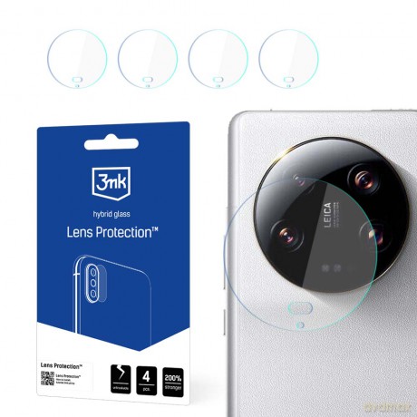 Szkło Hybrydowe do Xiaomi 14 Ultra - 3mk Lens Protection