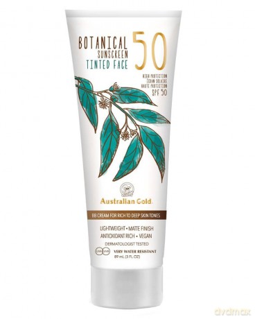 Australian Gold - Botanical Tinted Face Cream SPF 50 88 ml - Rich/Deep
