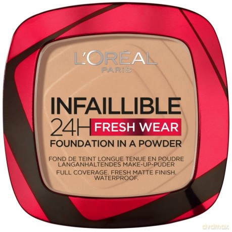 L'Oreal - Infaillible 24h Fresh Wear Powder Foundation - 140 Golden Beige