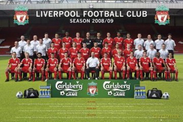 Liverpool (skład 08/09) [PLAKAT]