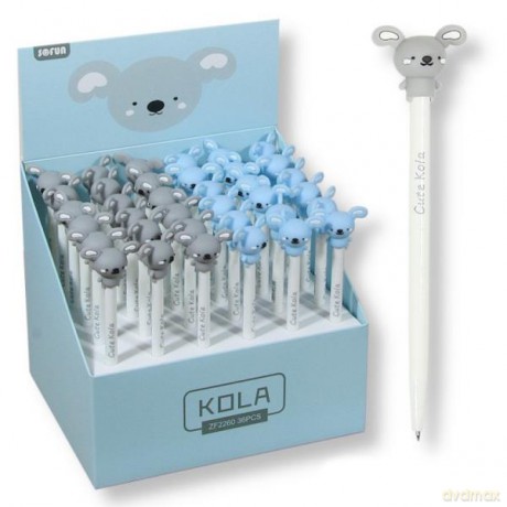 Długopis Koala, niebieski ZF2260, mix