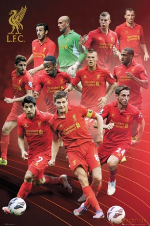 Liverpool Players 12/13 [PLAKAT]