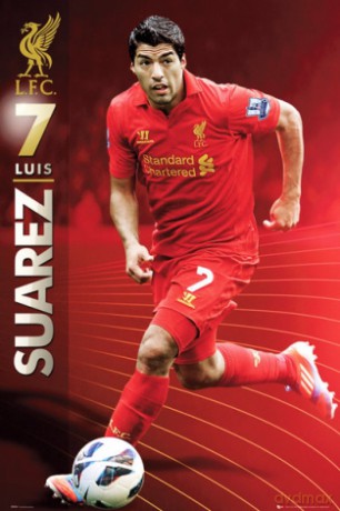 Liverpool Suarez 12/13 [PLAKAT]