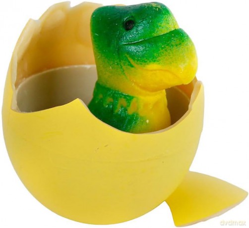 Jajo rosnące Papuga 6cm 6 wzorów [FIGURKA]