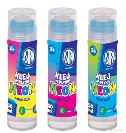 Klej w płynie PVA ASTRA NEON 50 ml - p24 401023005