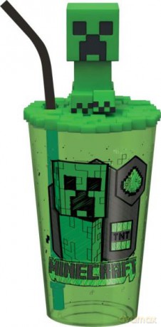 Kubek 500ml z nakładką 3D Minecraft MC00020 Kids Euroswan