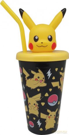 Kubek 500ml z nakładką 3D Pokemon PK00028 Kids Euroswan