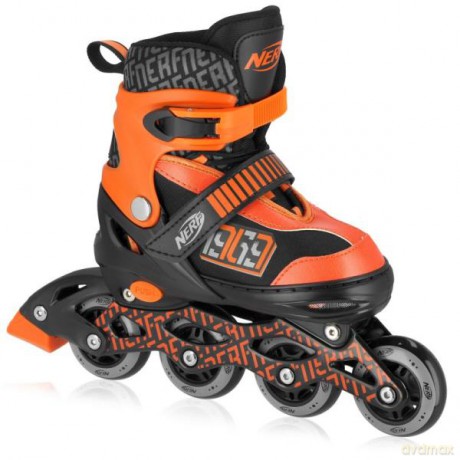 Łyżworolki regulowane 33-37 NERF Strive pomarańczowe 929499 Spokey